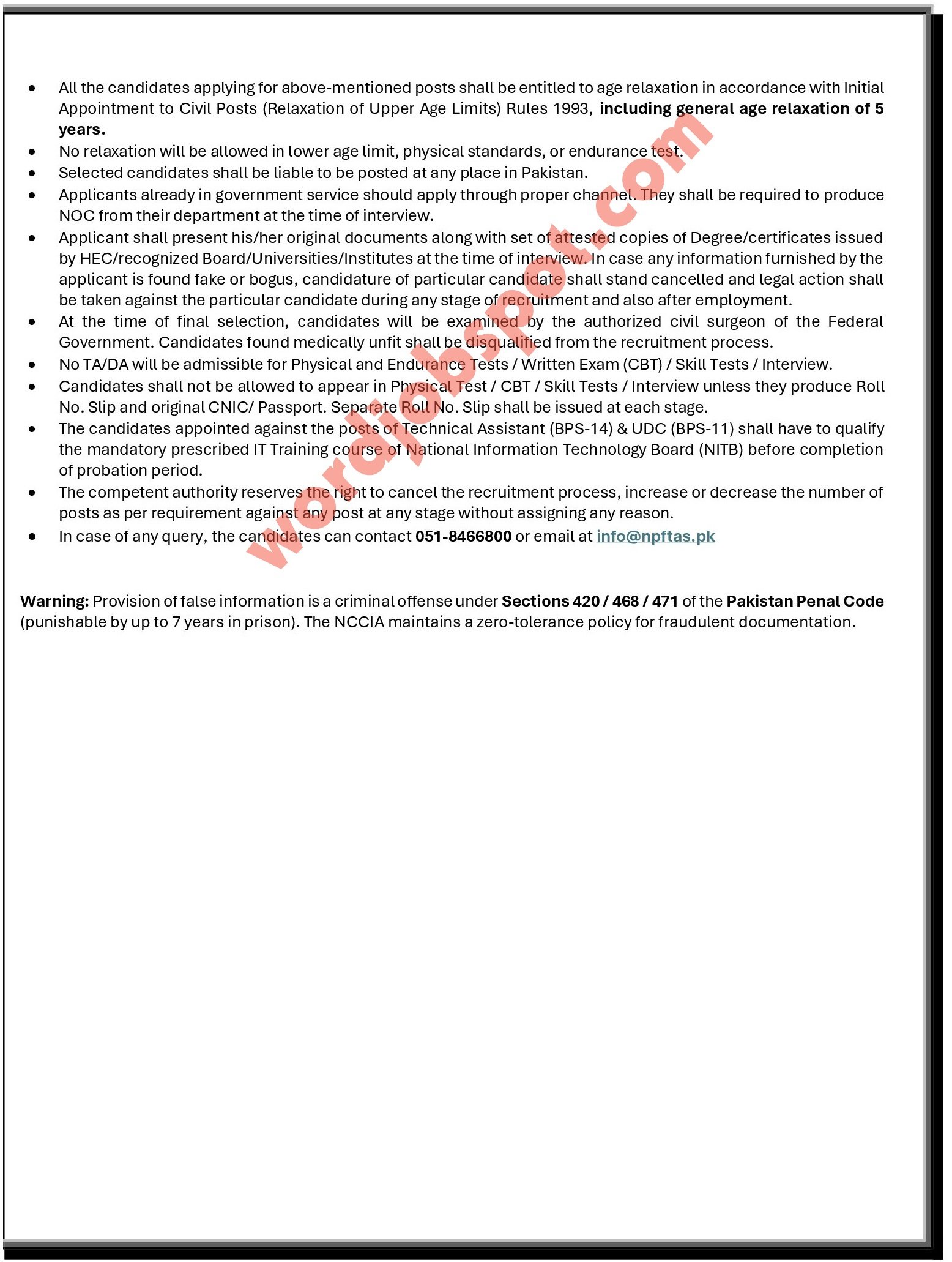 NCCIA Jobs 2026 Advertisement - Page 3