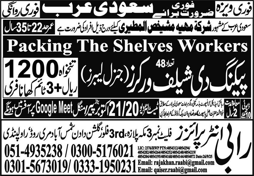 Packing The Shelf Worker