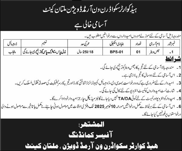 Headquarter Squadron One Armed Division