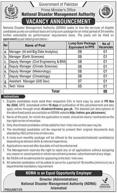 National Disaster Management