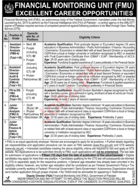 Financial Monitoring