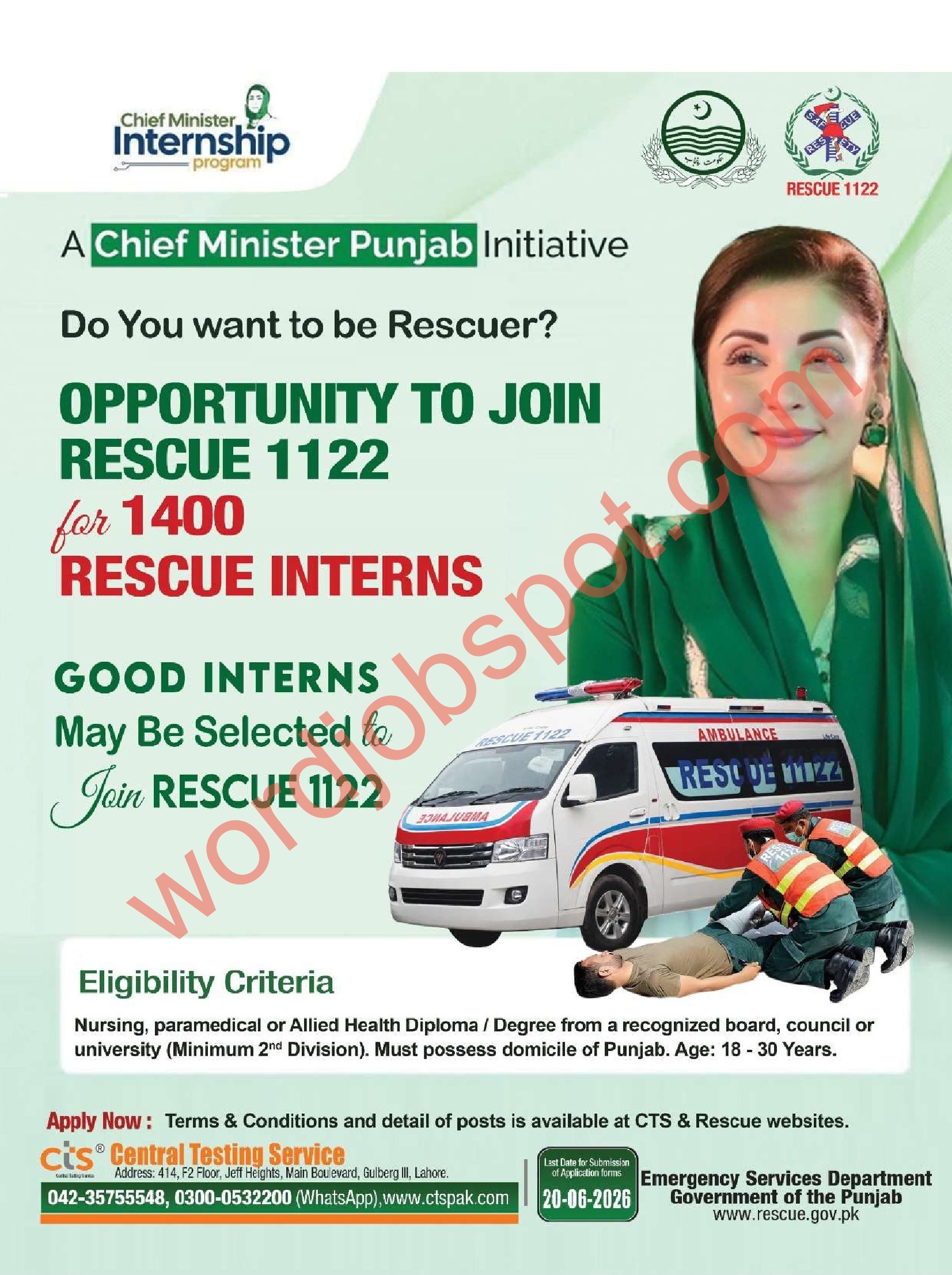 RESCUE 1122 Internship Program 2026
