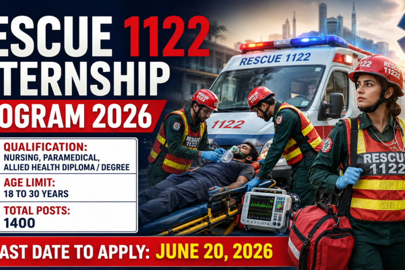 Rescue 1122 Internship Program 2026 Details and Application Process