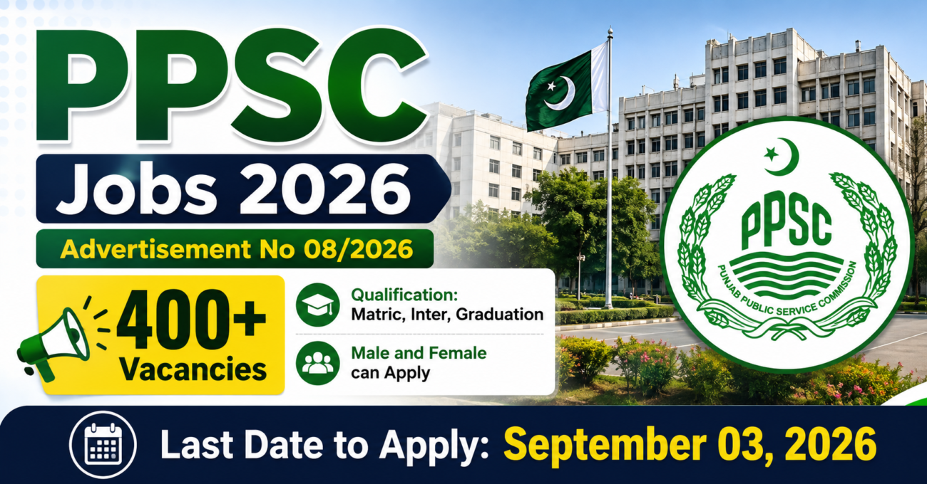 PPSC Jobs 2026 Advertisement No 02